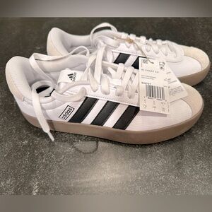 Adidas VL Court 3.0 Women’s 3 Stripe Suede Sneakers